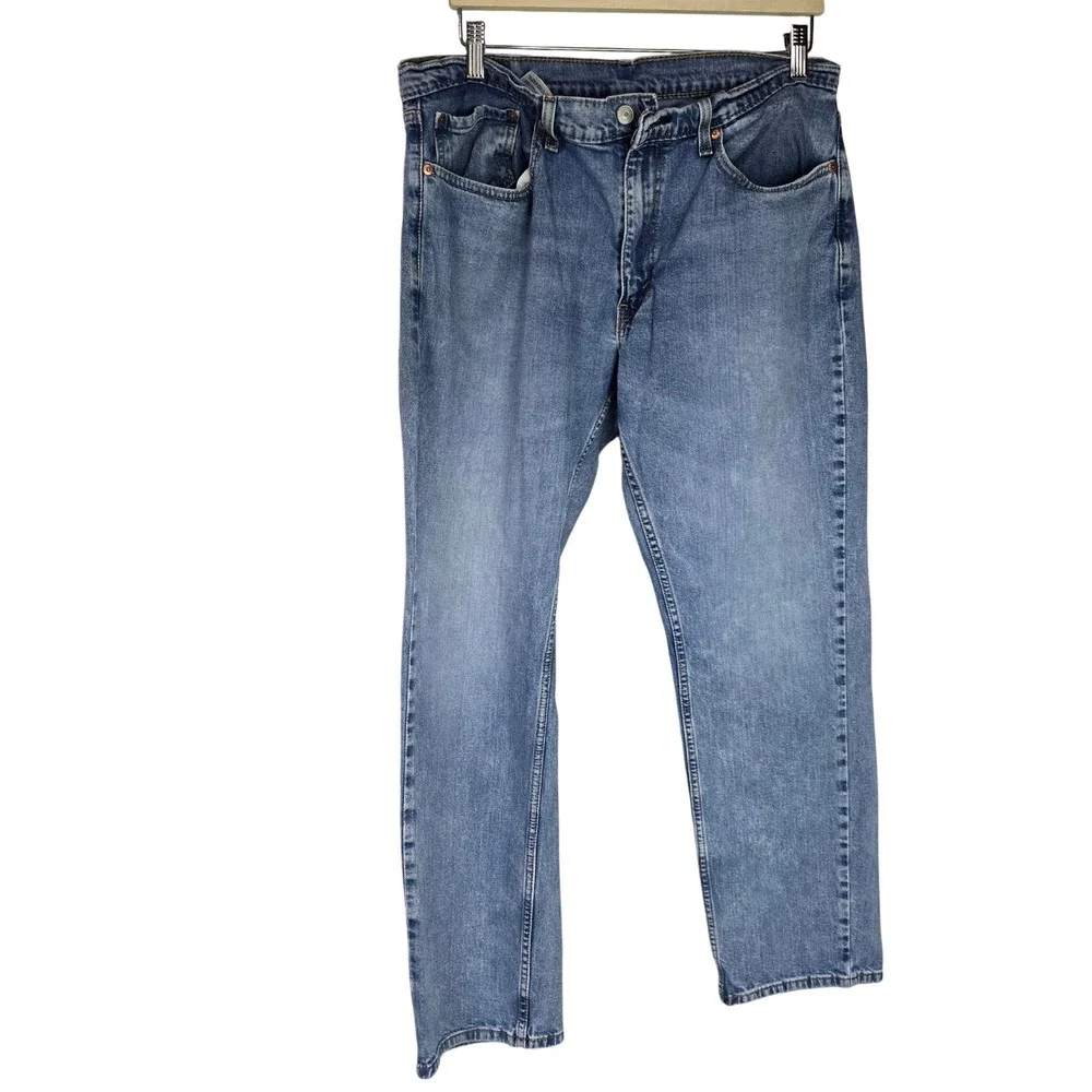 Levi's 559 Relaxed Straight Jeans Mens 36x32 Blue Cotton Denim Classic Casual